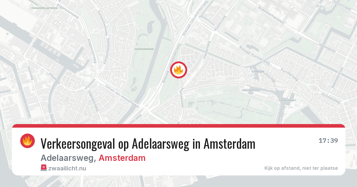 Verkeersongeval op Adelaarsweg in Amsterdam — 23 mei 2026