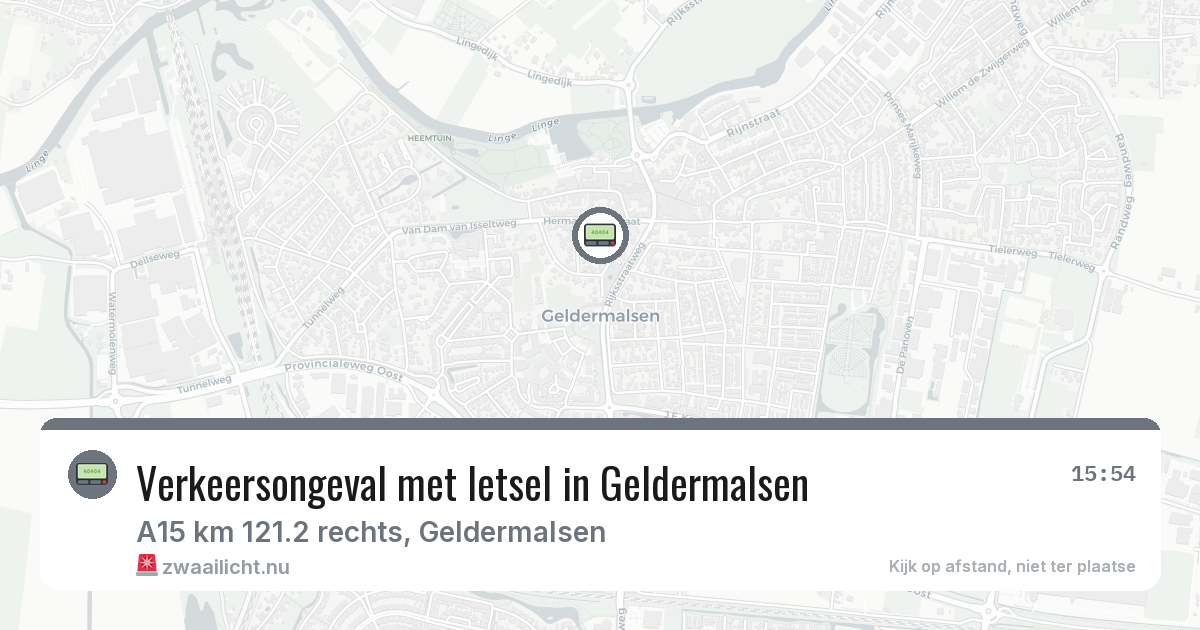 Verkeersongeval met letsel in Geldermalsen — 27 mei 2026