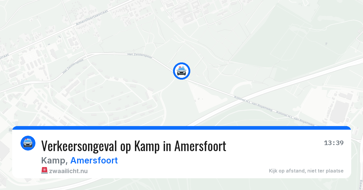 Verkeersongeval op Kamp in Amersfoort — 4 mrt 2026