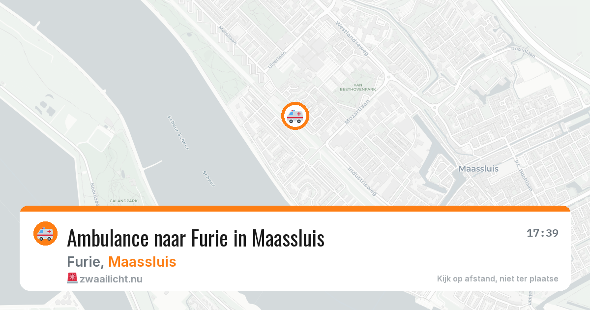 Ambulance naar Furie in Maassluis — 16 jul 2026