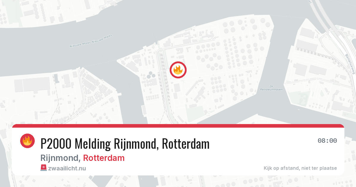 P2000 Melding Rijnmond, Rotterdam — 14 jul 2026