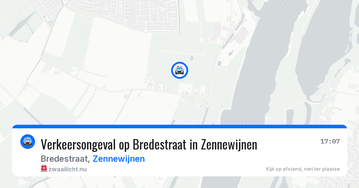 Verkeersongeval op Bredestraat in Zennewijnen — 24 jun 2026