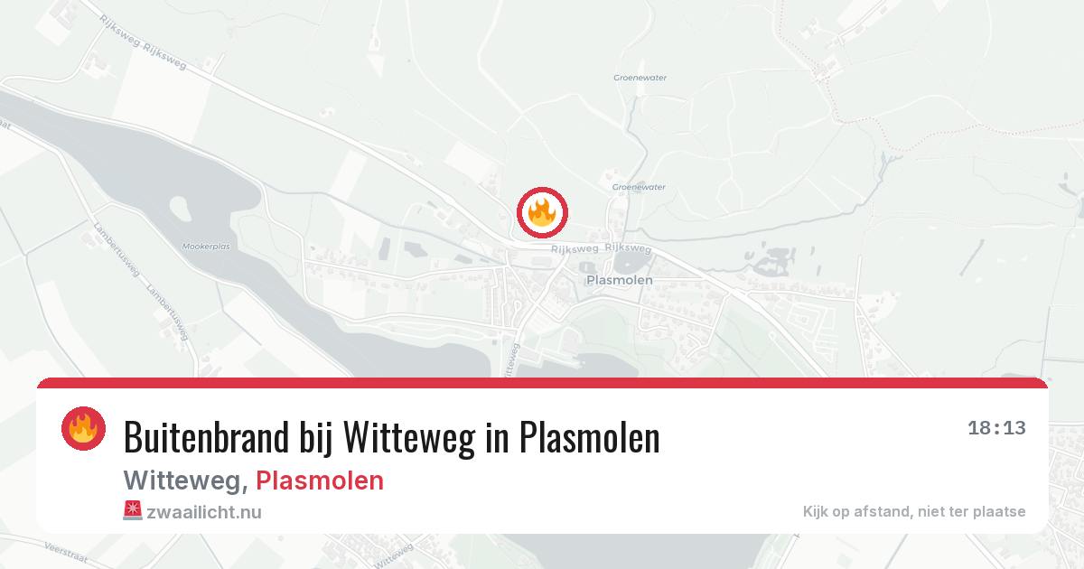 Buitenbrand bij Witteweg in Plasmolen — 3 apr 2026