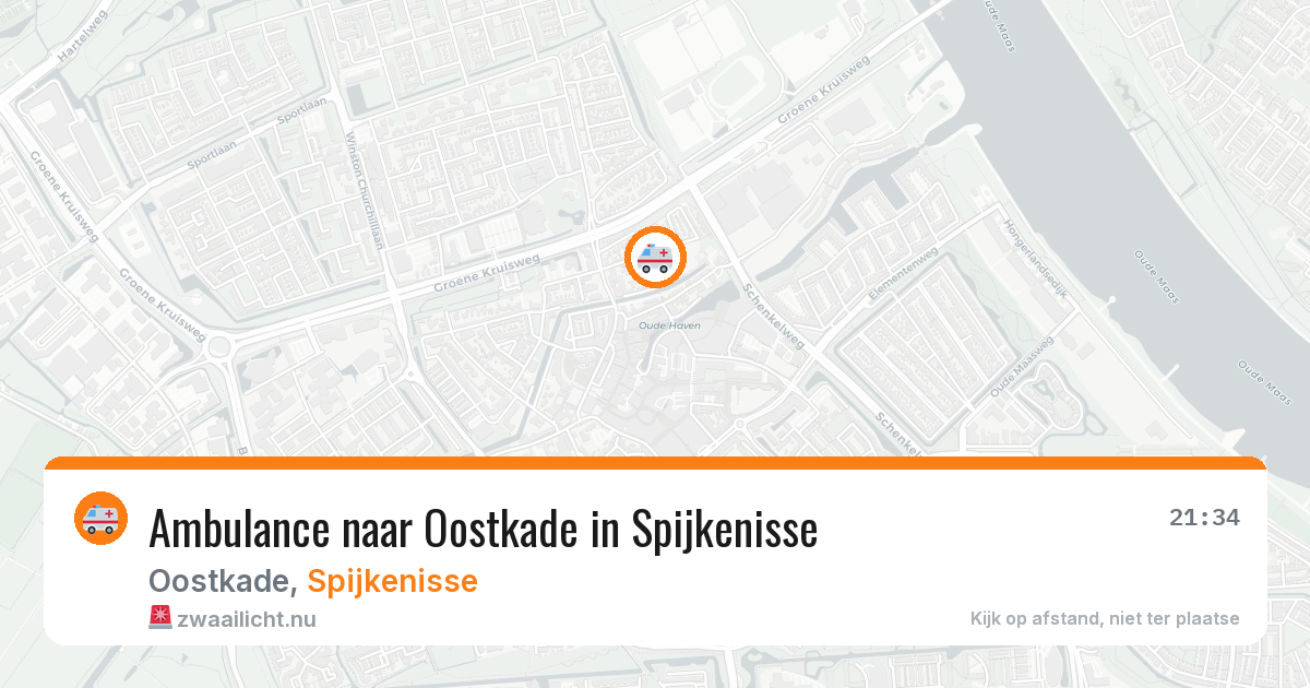 Ambulance naar Oostkade in Spijkenisse — 23 jul 2026