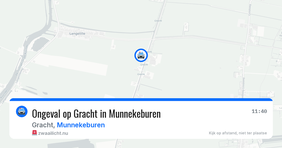 Ongeval op Gracht in Munnekeburen — 7 jun 2026