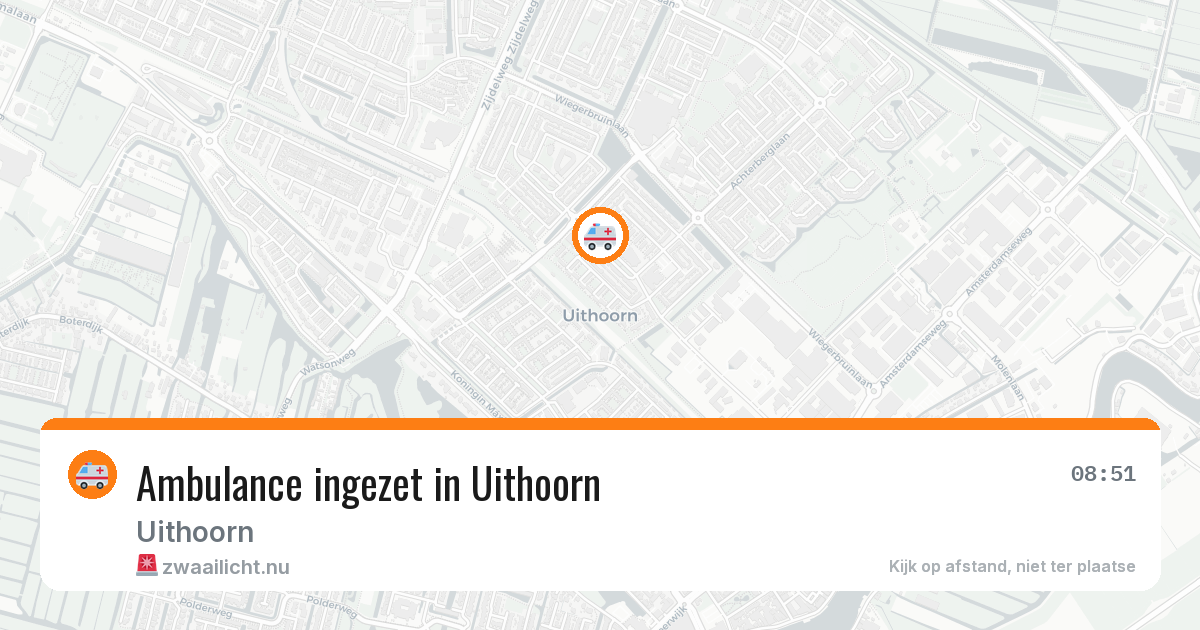 Ambulance ingezet in Uithoorn — 14 jul 2026
