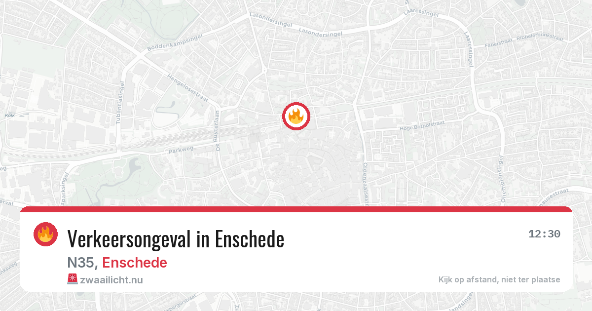 Verkeersongeval in Enschede — 17 mrt 2026