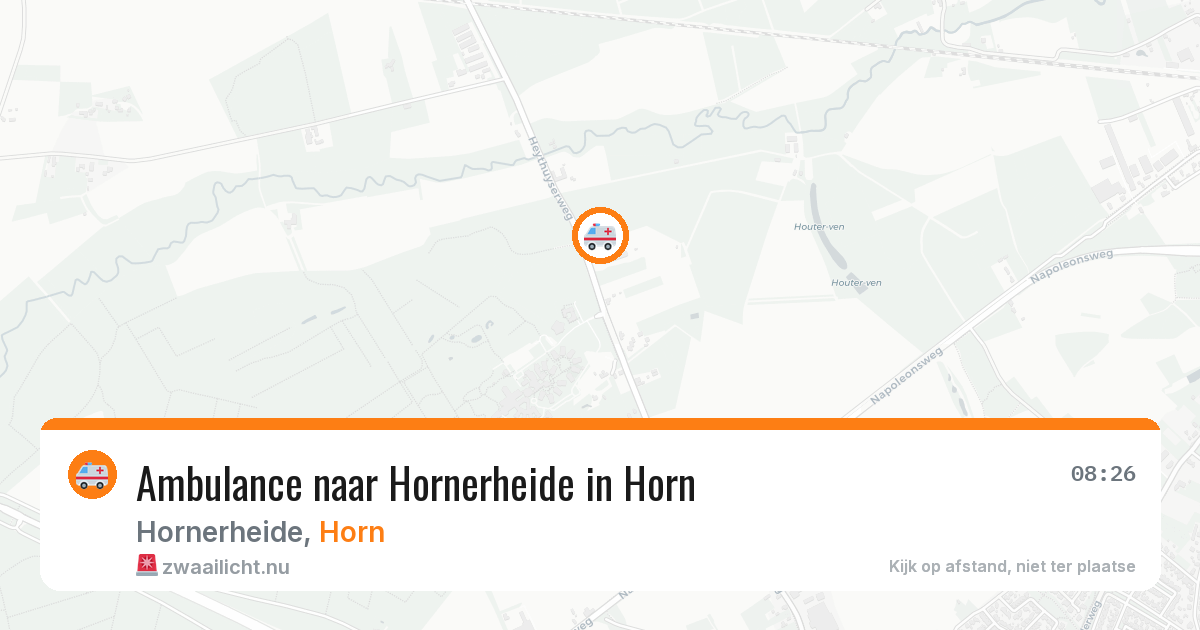 Ambulance naar Hornerheide in Horn — 22 jul 2026