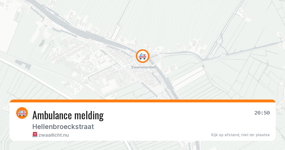 Ambulance melding — 11 jul 2026