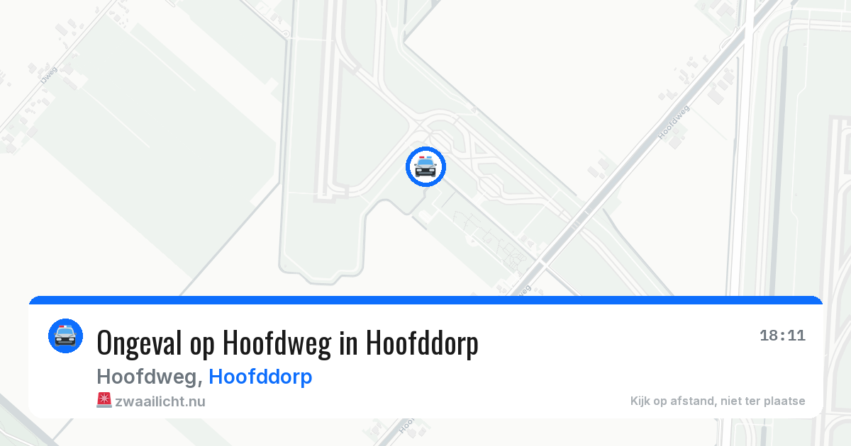 Ongeval op Hoofdweg in Hoofddorp — 5 apr 2026