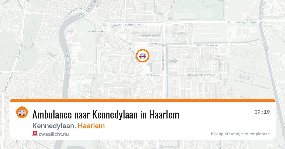 Ambulance naar Kennedylaan in Haarlem — 29 mei 2026