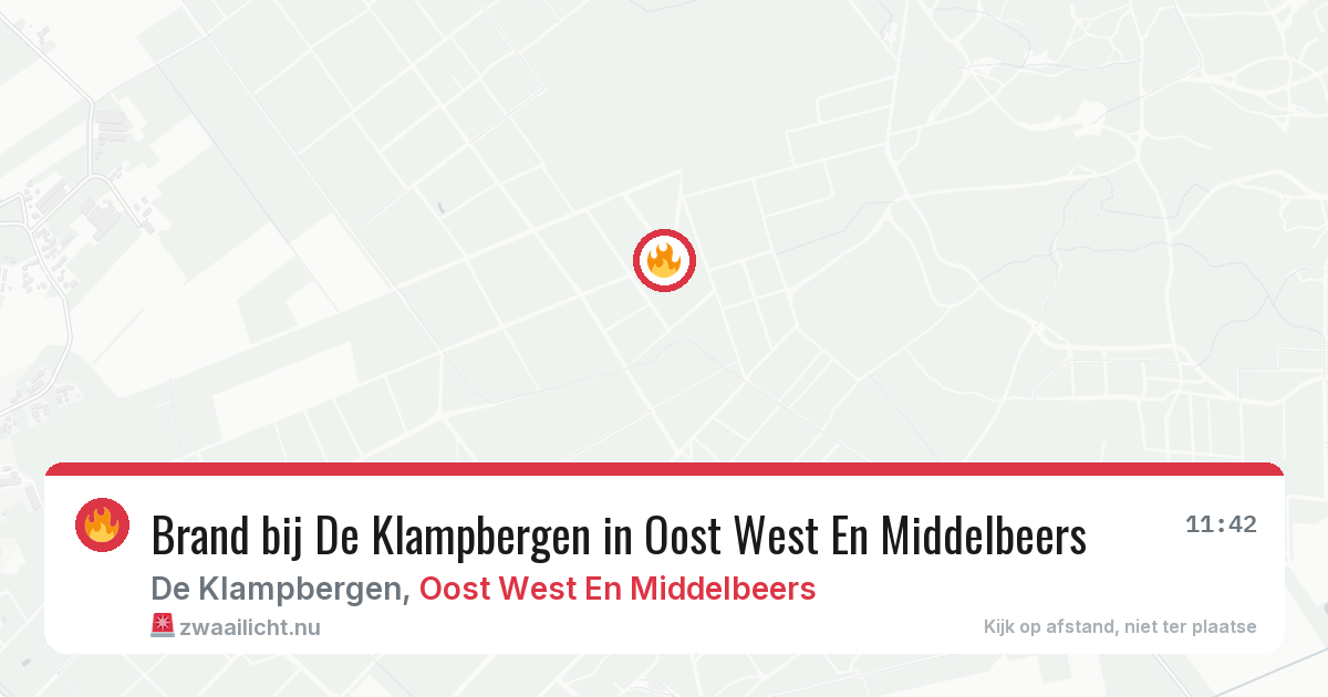 Brand bij De Klampbergen in Oost West En Middelbeers — 4 mei 2026