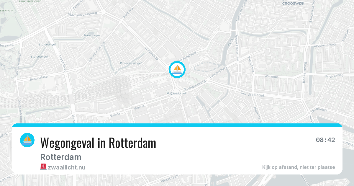 Wegongeval in Rotterdam — 31 mei 2026