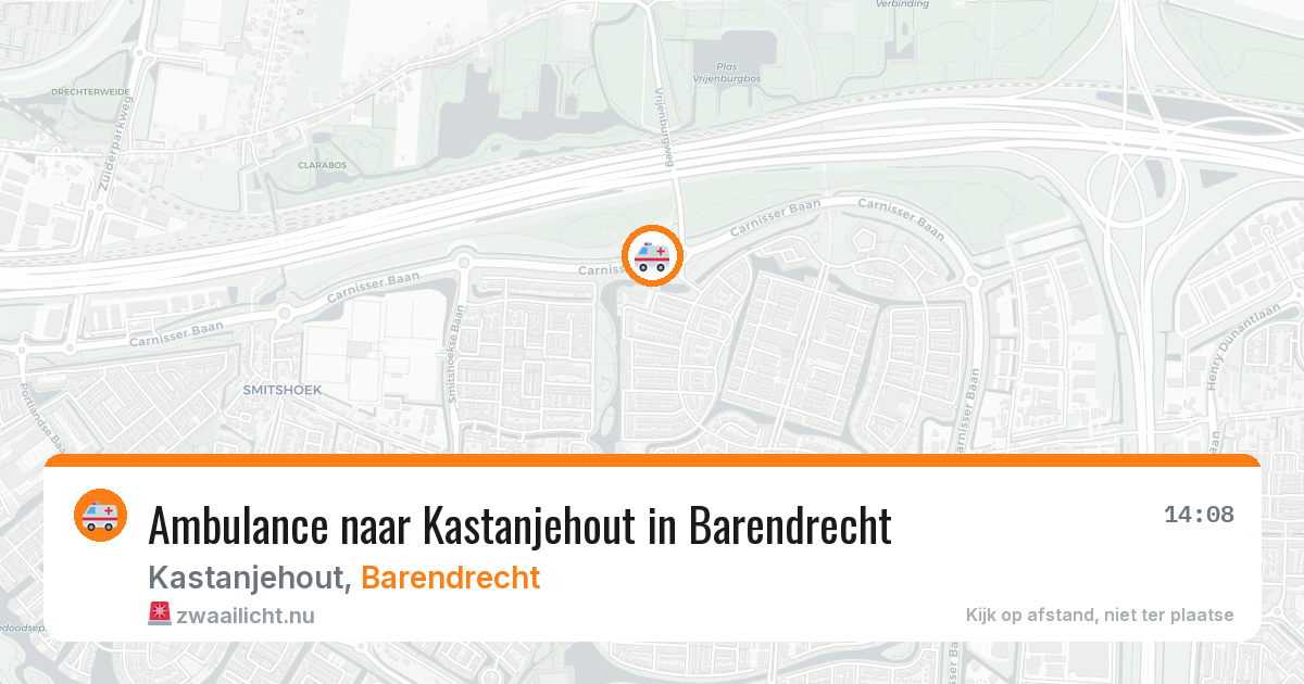 Ambulance naar Kastanjehout in Barendrecht — 23 jul 2026