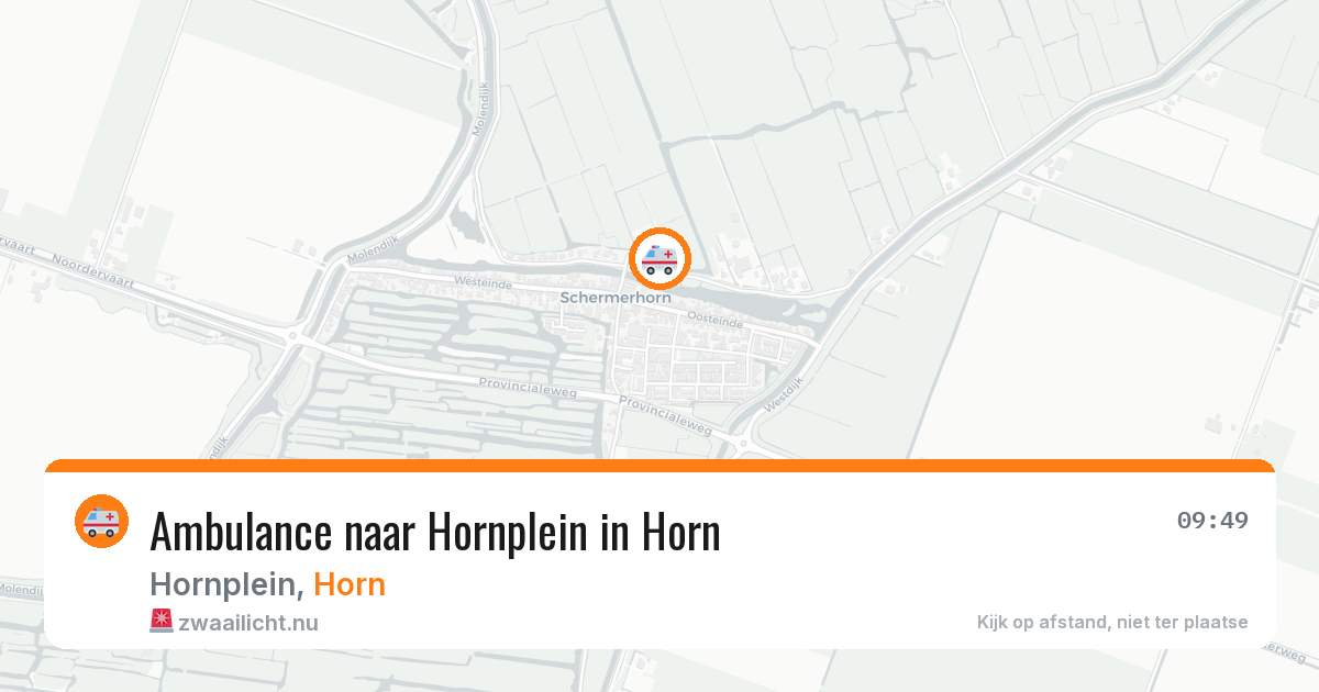Ambulance naar Hornplein in Horn — 21 jul 2026
