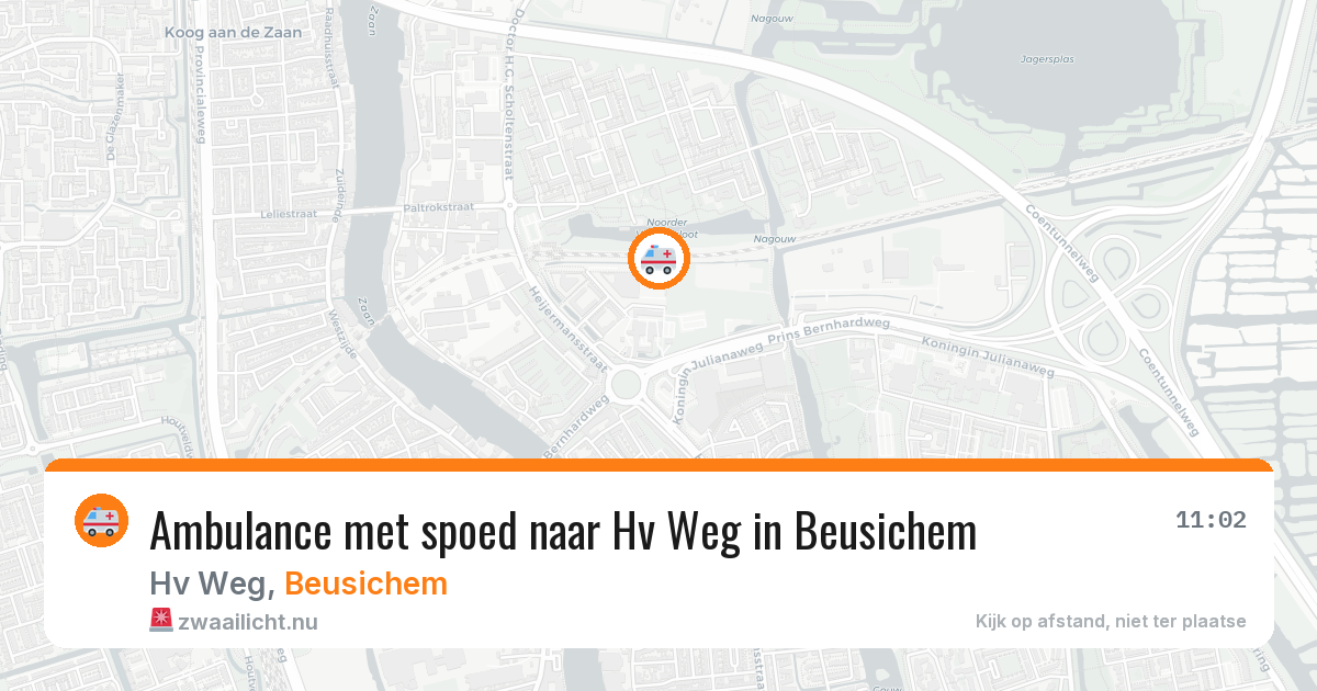 Ambulance met spoed naar Hv Weg in Beusichem — 20 mei 2026