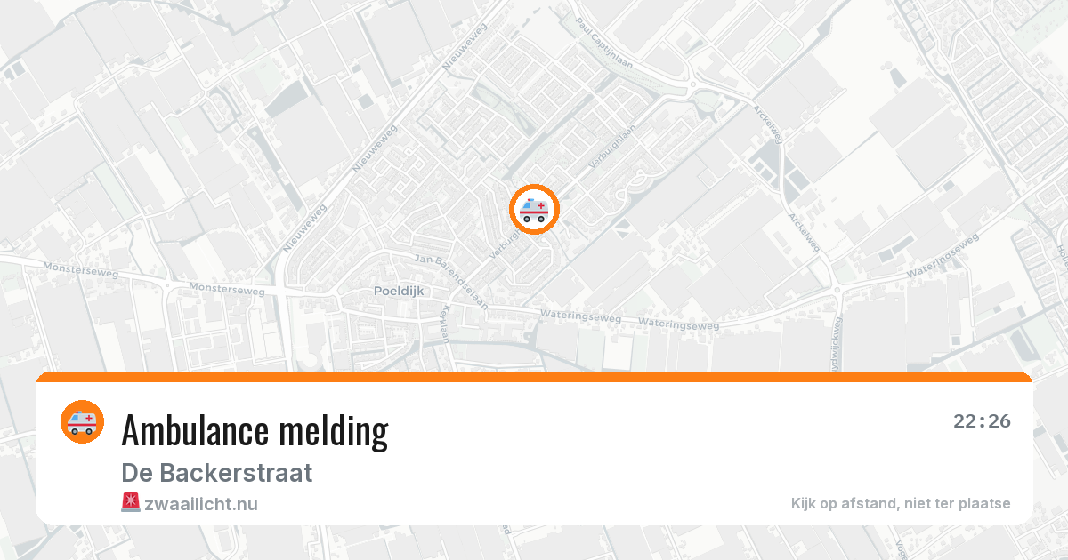 Ambulance melding — 28 jan 2026