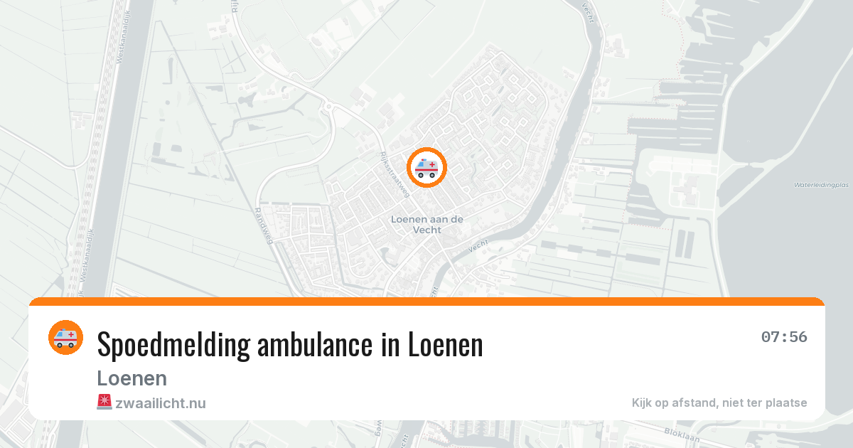 Spoedmelding ambulance in Loenen — 13 jul 2026