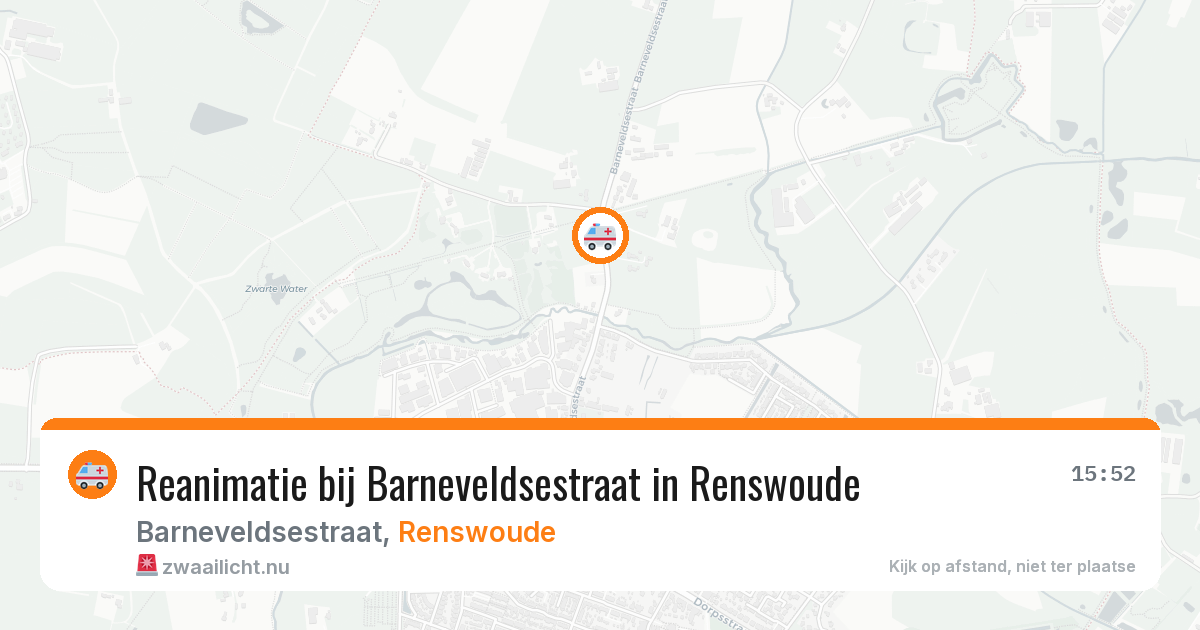 Reanimatie bij Barneveldsestraat in Renswoude — 1 mrt 2026