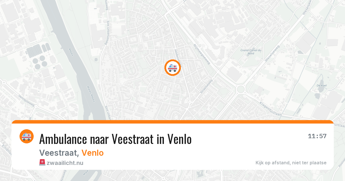 Ambulance naar Veestraat in Venlo — 14 jul 2026