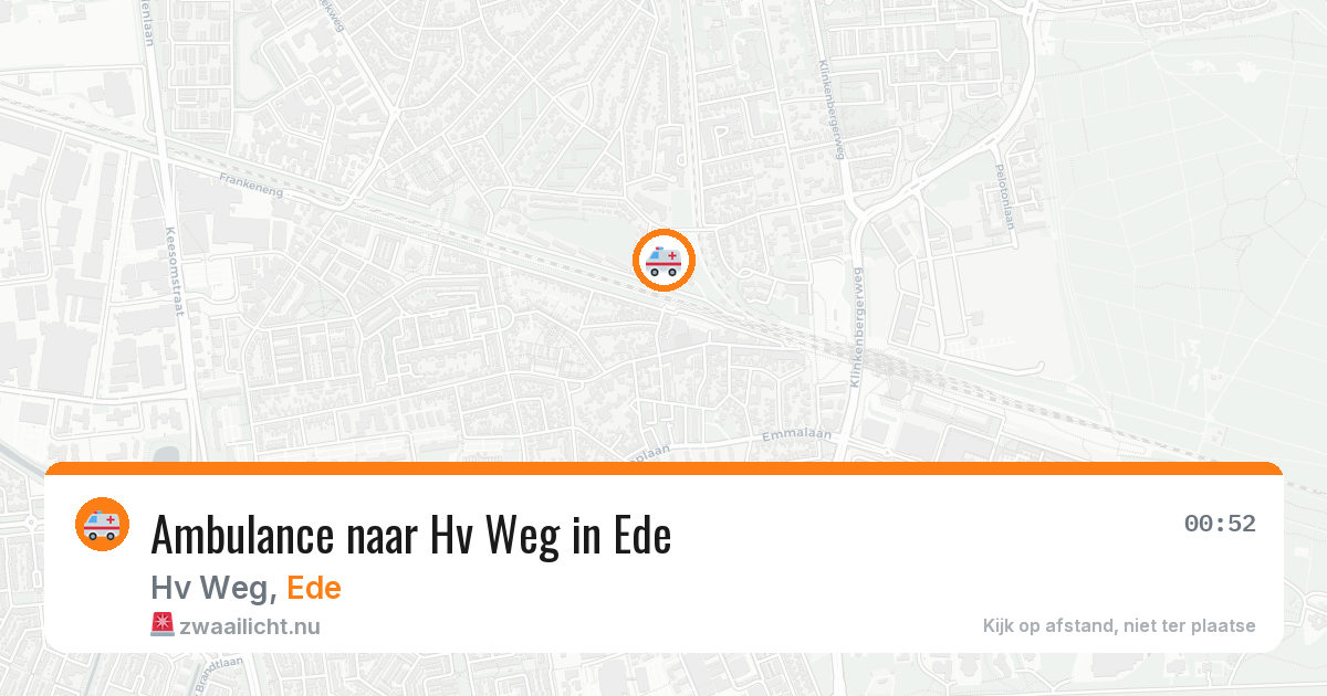 Ambulance naar Hv Weg in Ede — 26 mrt 2026