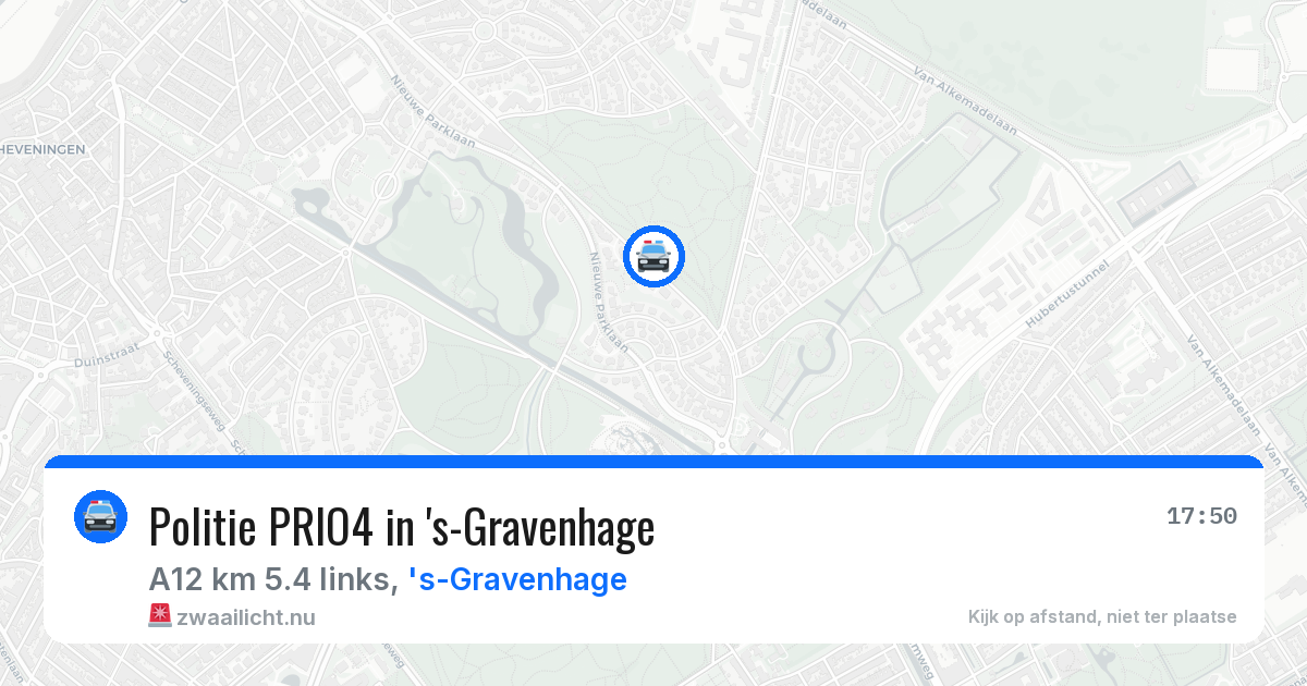 Politie PRIO4 in 's-Gravenhage — 26 mrt 2026 | 🚨 Zwaailicht.nu