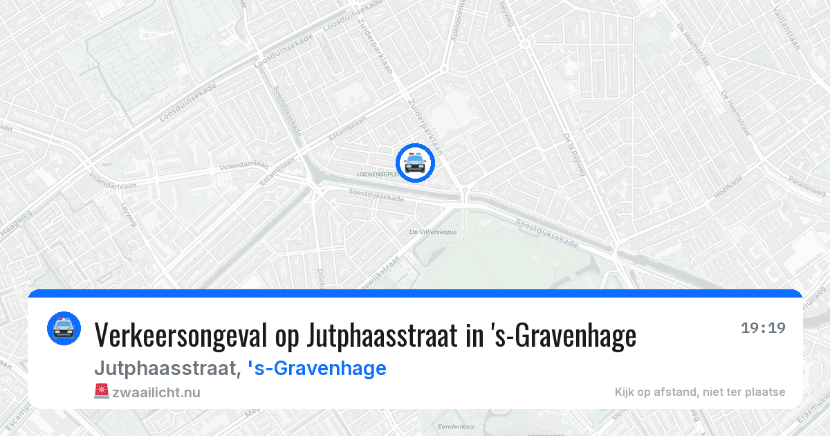 Verkeersongeval op Jutphaasstraat in 's-Gravenhage — 17 mei 2026