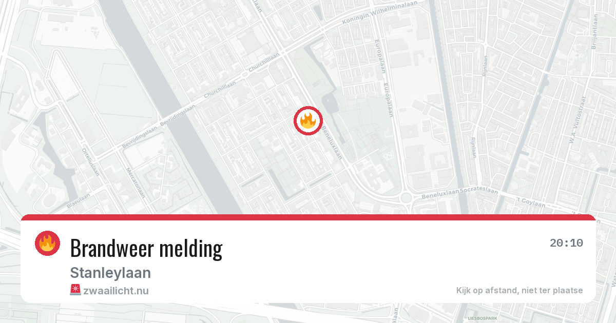 Brandweer melding — 5 mei 2026