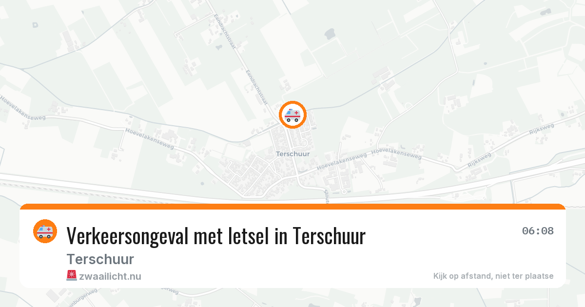 Verkeersongeval met letsel in Terschuur — 13 apr 2026