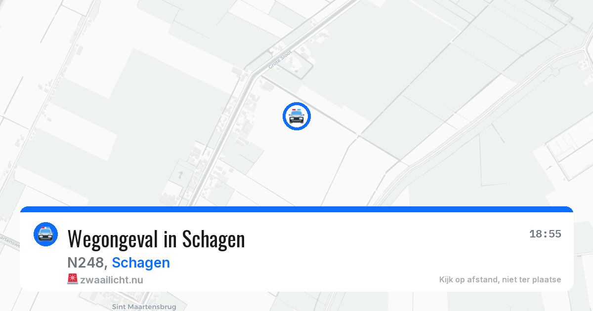 Wegongeval in Schagen — 14 jul 2026