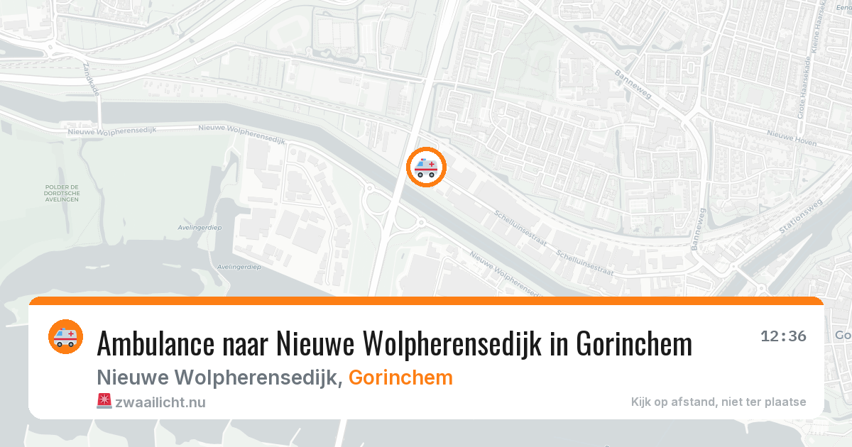 Ambulance naar Nieuwe Wolpherensedijk in Gorinchem — 2 apr 2026