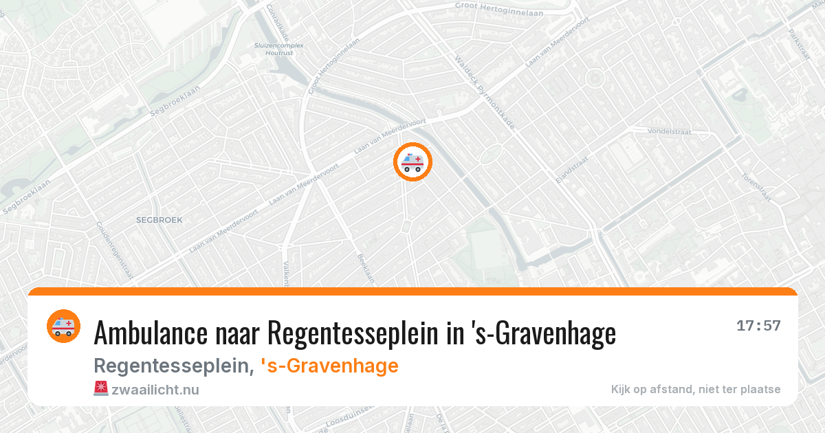 Ambulance naar Regentesseplein in 's-Gravenhage — 14 feb 2026
