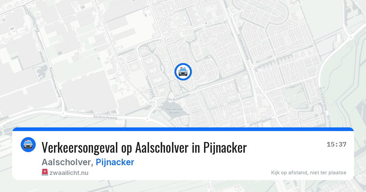 Verkeersongeval op Aalscholver in Pijnacker — 30 apr 2026
