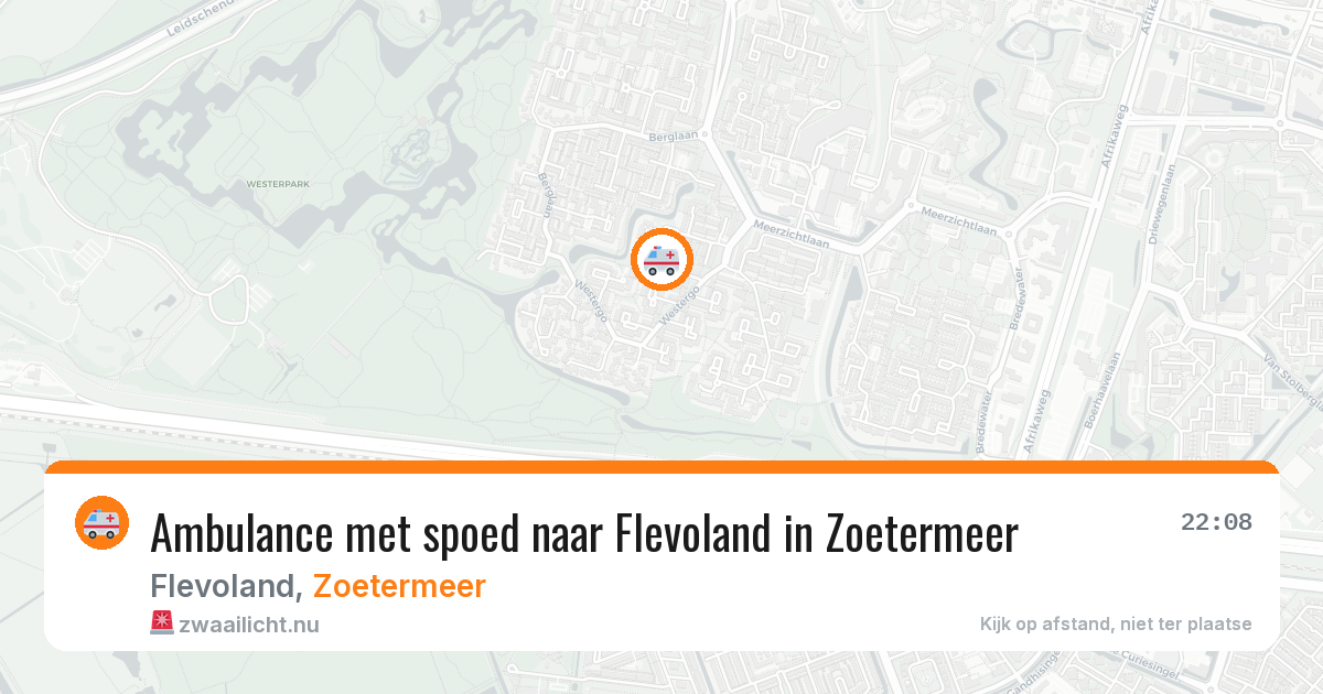 Ambulance met spoed naar Flevoland in Zoetermeer — 24 jul 2026
