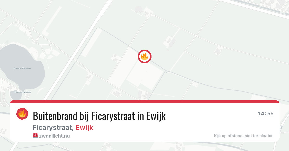 Buitenbrand bij Ficarystraat in Ewijk — 4 jun 2026