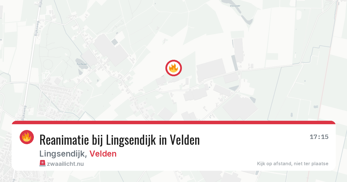 Reanimatie bij Lingsendijk in Velden — 2 feb 2026