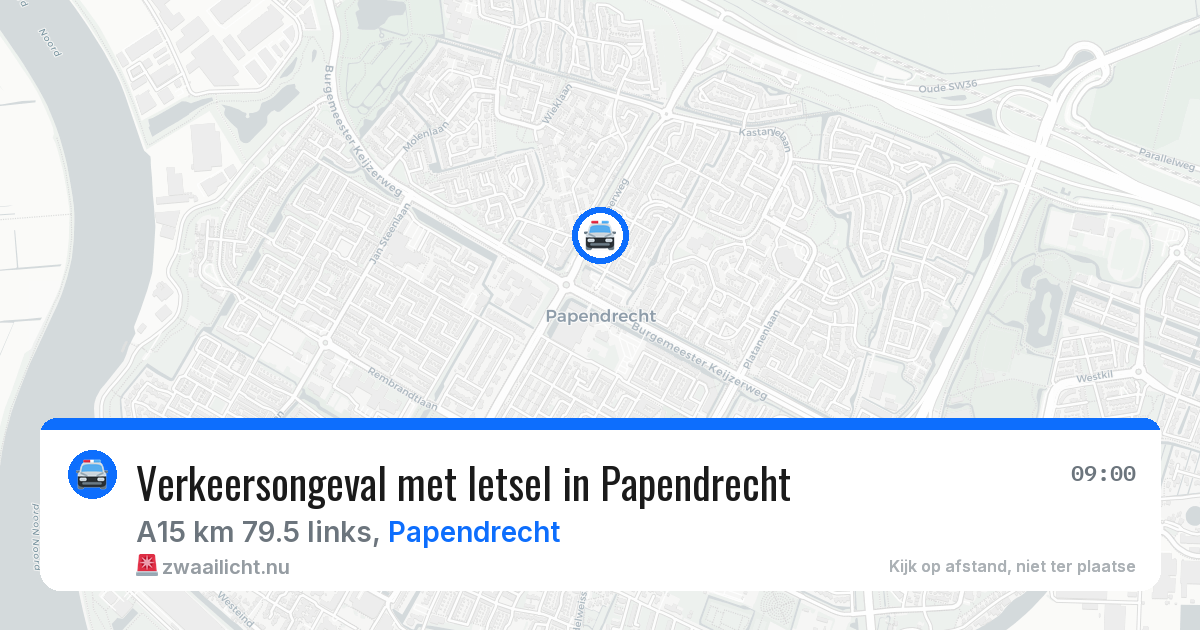 Verkeersongeval met letsel in Papendrecht — 2 apr 2026