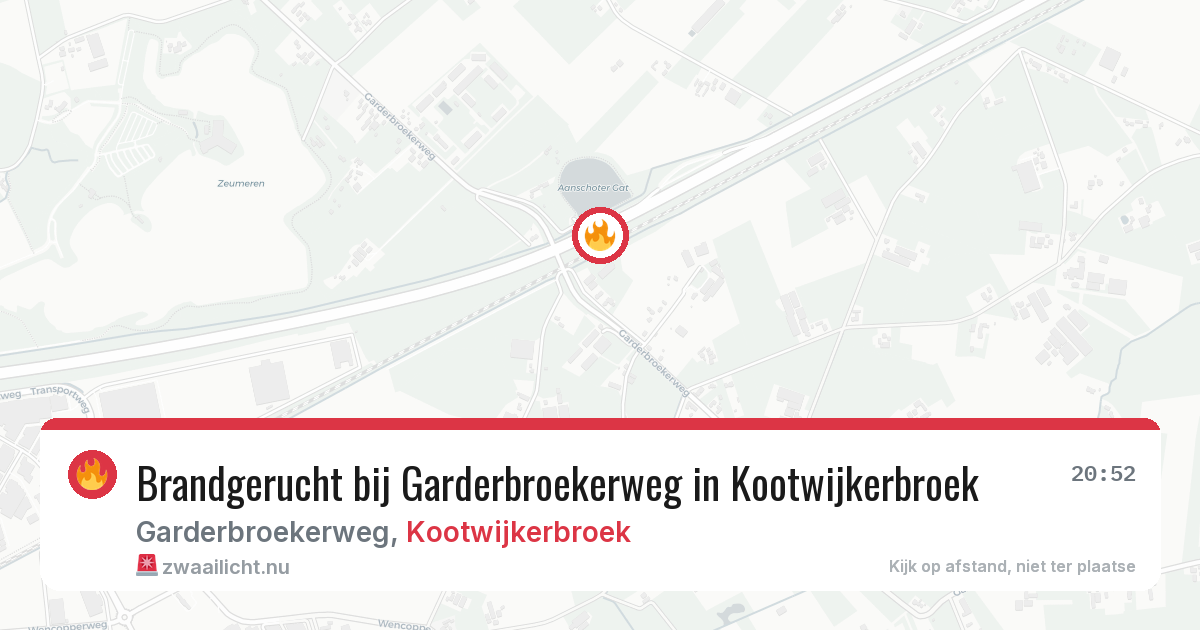 Brandgerucht bij Garderbroekerweg in Kootwijkerbroek — 6 apr 2026