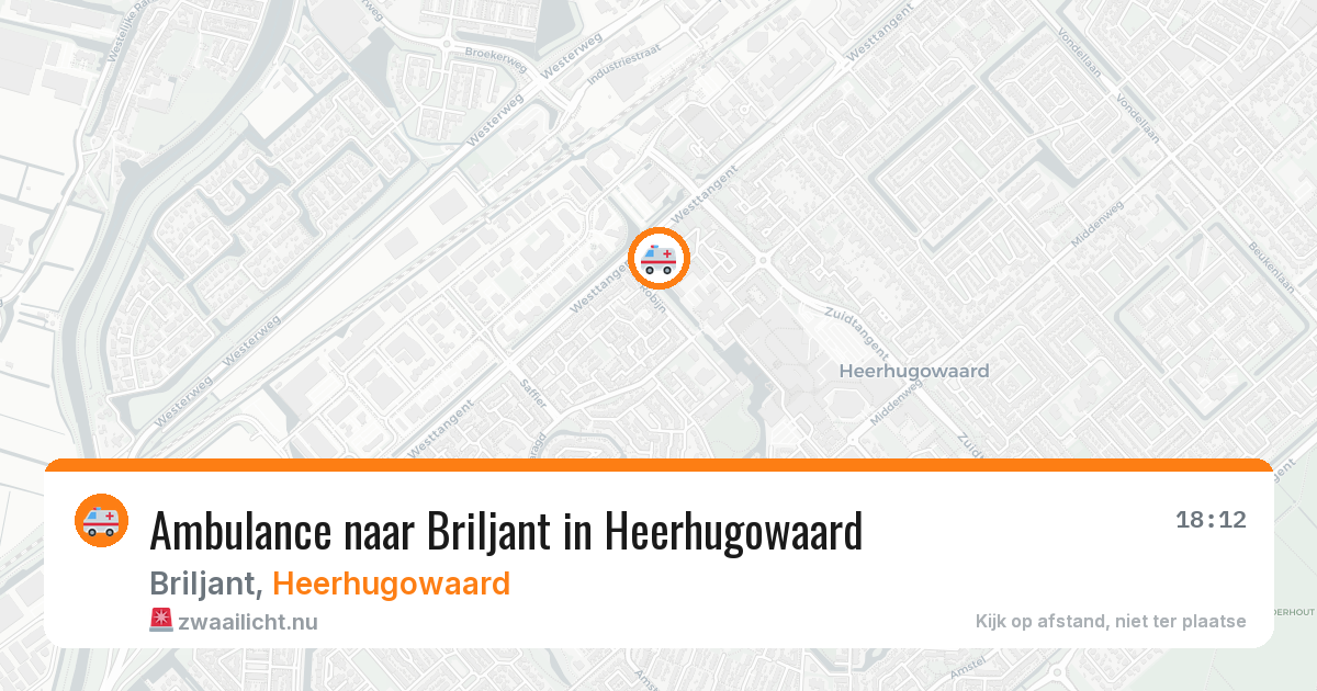 Ambulance naar Briljant in Heerhugowaard — 22 jul 2026