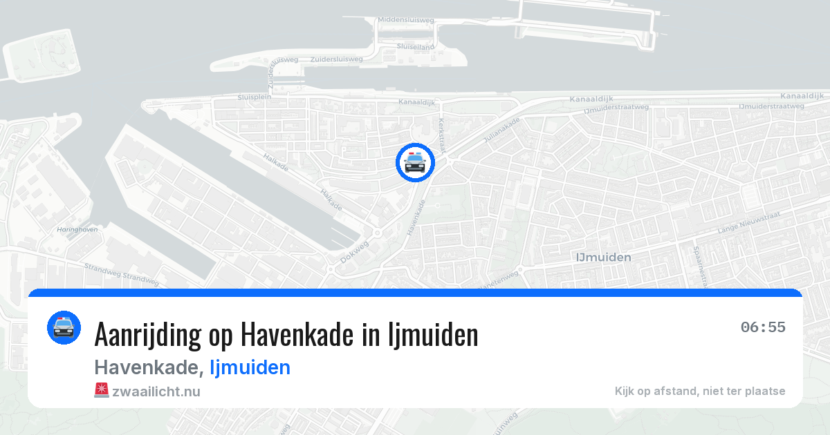 Aanrijding op Havenkade in Ijmuiden — 24 jul 2026