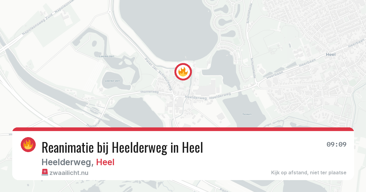 Reanimatie bij Heelderweg in Heel — 2 jun 2026