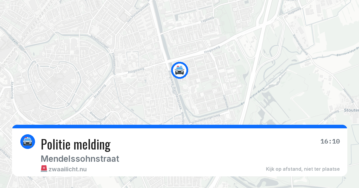 Politie melding — 21 mrt 2026