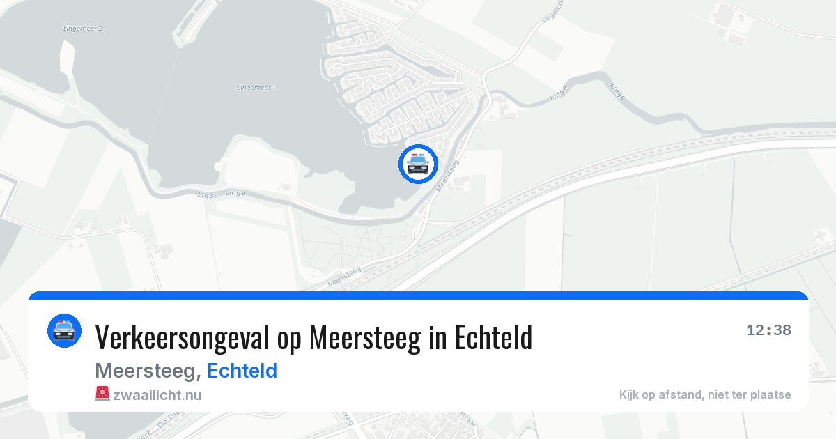 Verkeersongeval op Meersteeg in Echteld — 2 jun 2026