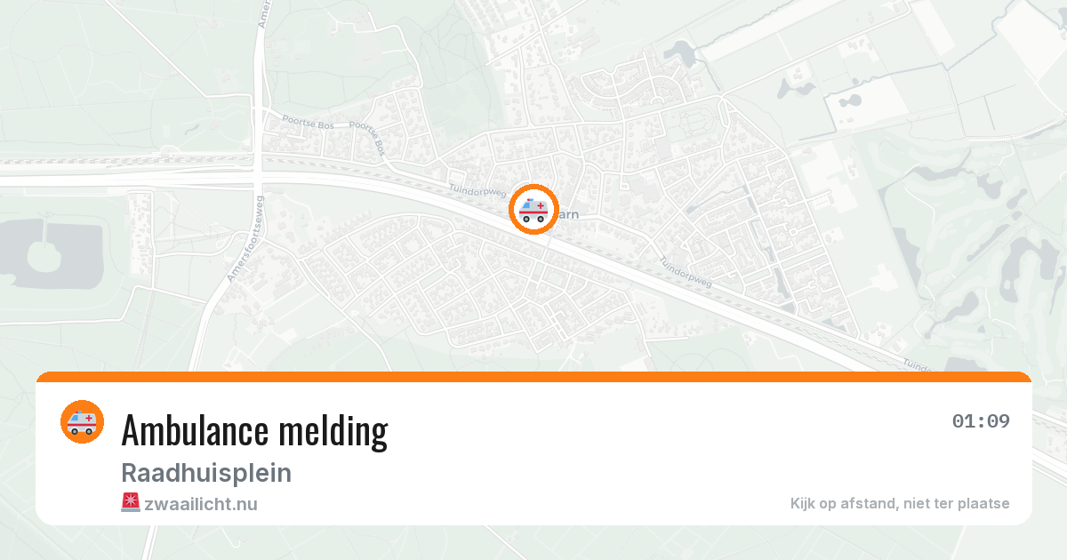Ambulance melding — 18 jul 2026