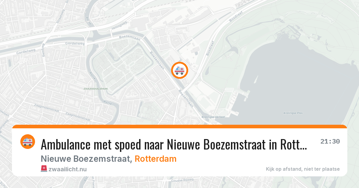 Ambulance met spoed naar Nieuwe Boezemstraat in Rotterdam — 23 jul 2026