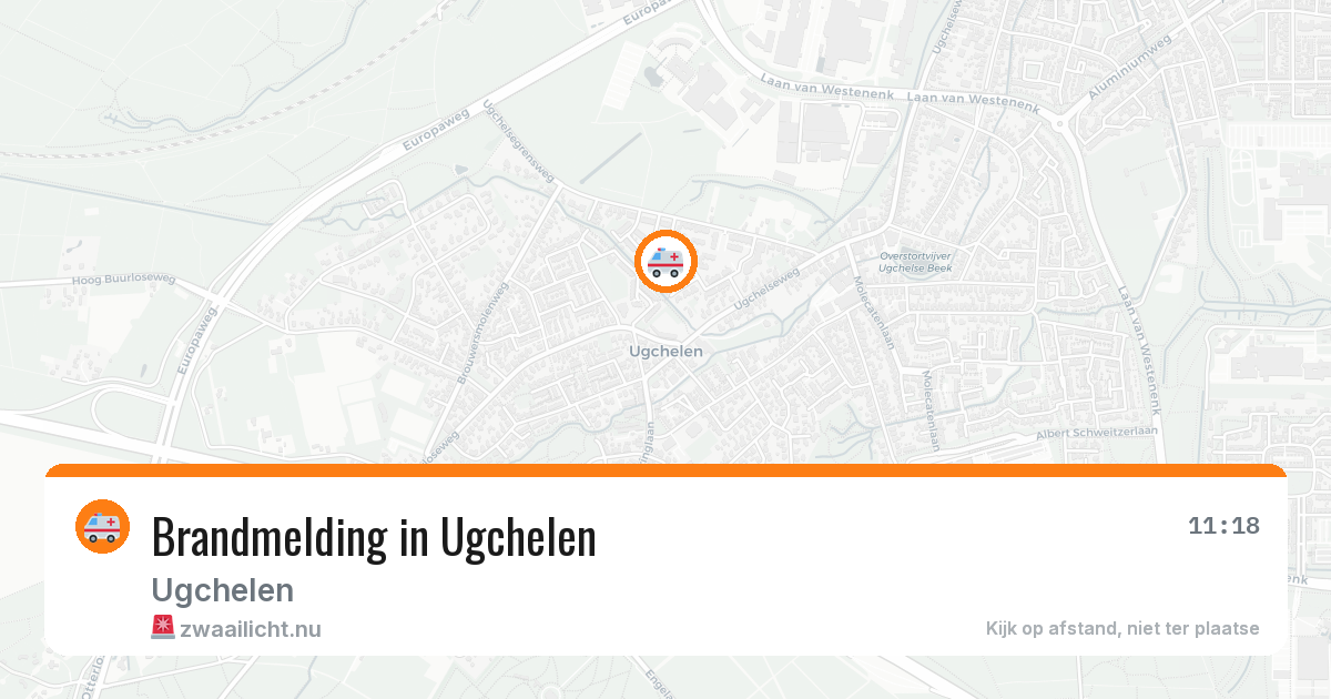 Brandmelding in Ugchelen — 20 mrt 2026