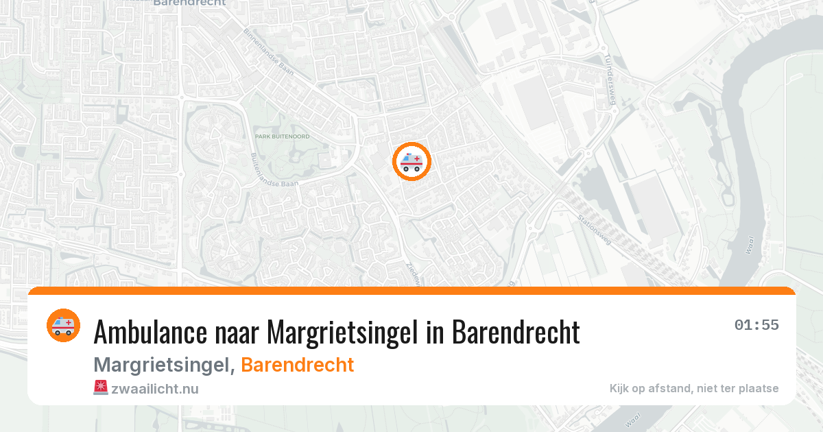 Ambulance naar Margrietsingel in Barendrecht — 26 jul 2026