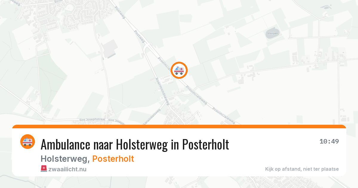 Ambulance naar Holsterweg in Posterholt — 17 mei 2026
