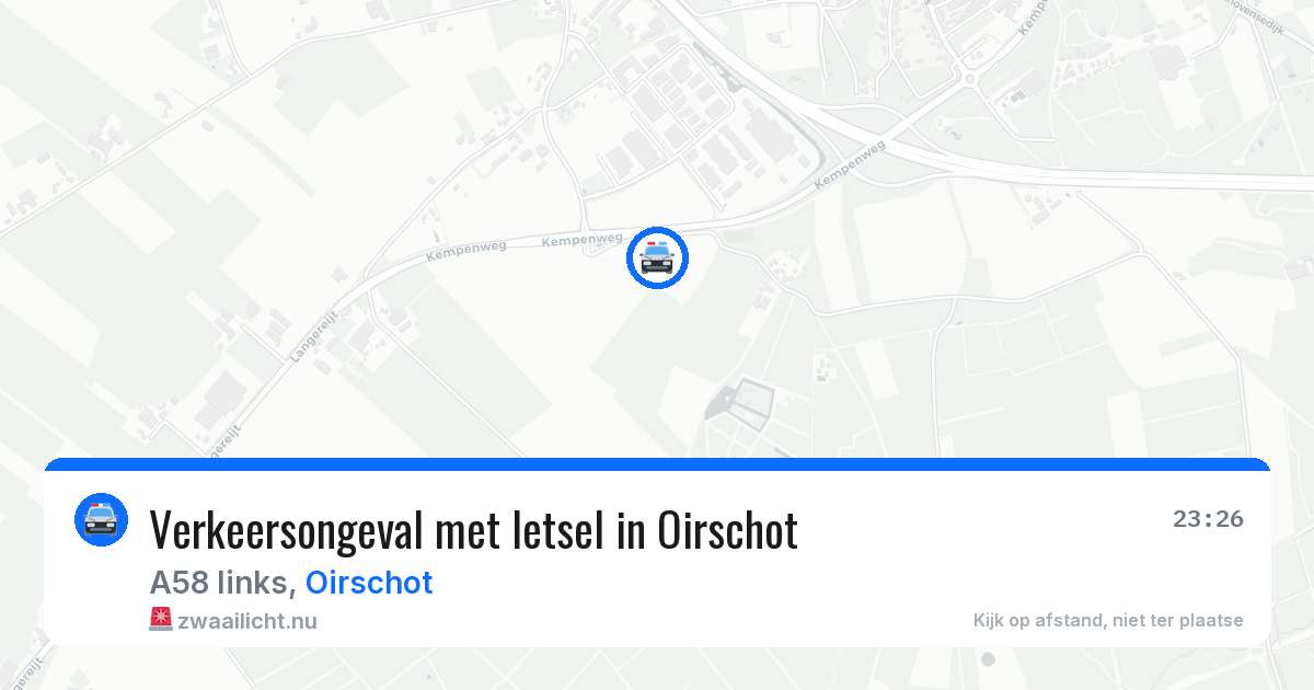 Verkeersongeval met letsel in Oirschot — 17 mrt 2026