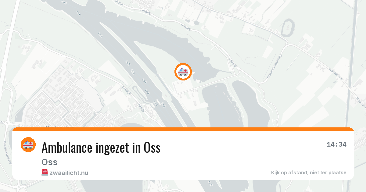 Ambulance ingezet in Oss — 3 feb 2026